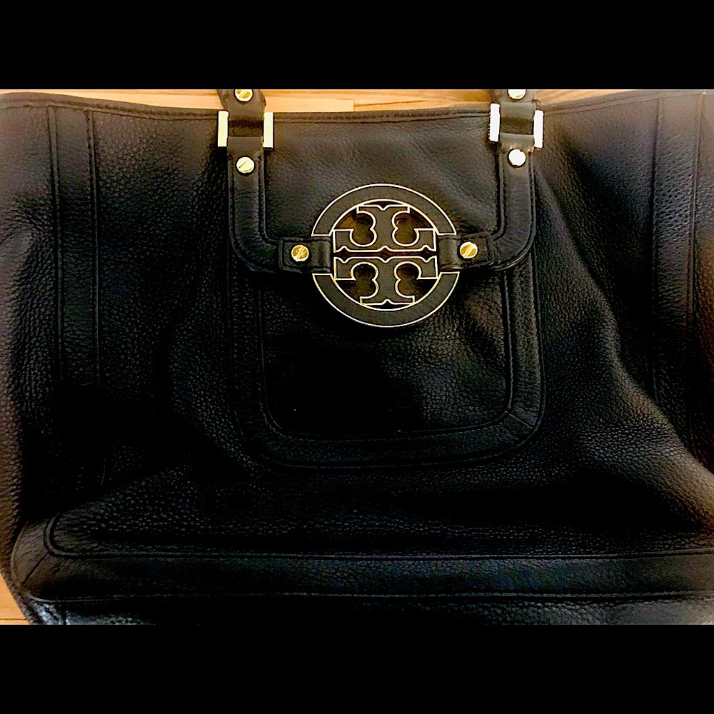 TORY BURCH Pebbled Leather Amanda Tote Bag